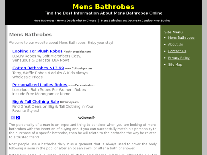 www.mensbathrobes.org