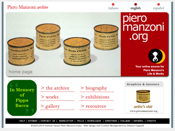 www.pieromanzoni.org