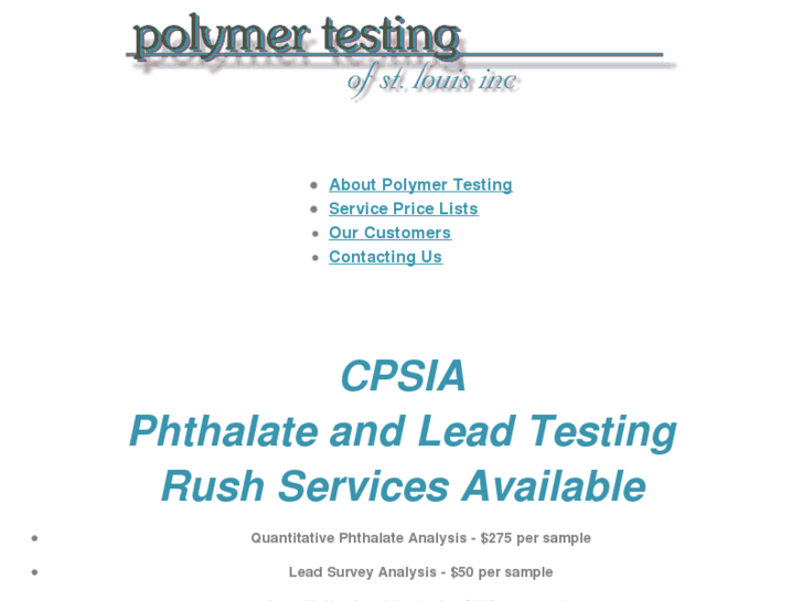 www.polymertesting.net
