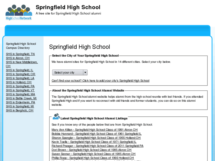 www.springfieldhighschool.net