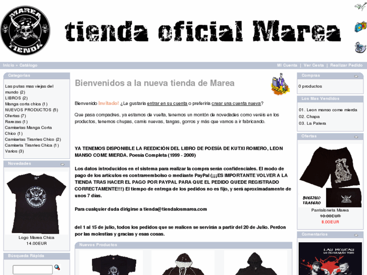 www.tiendalosmarea.com