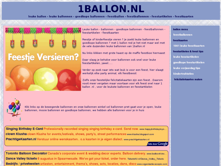 www.1ballon.nl