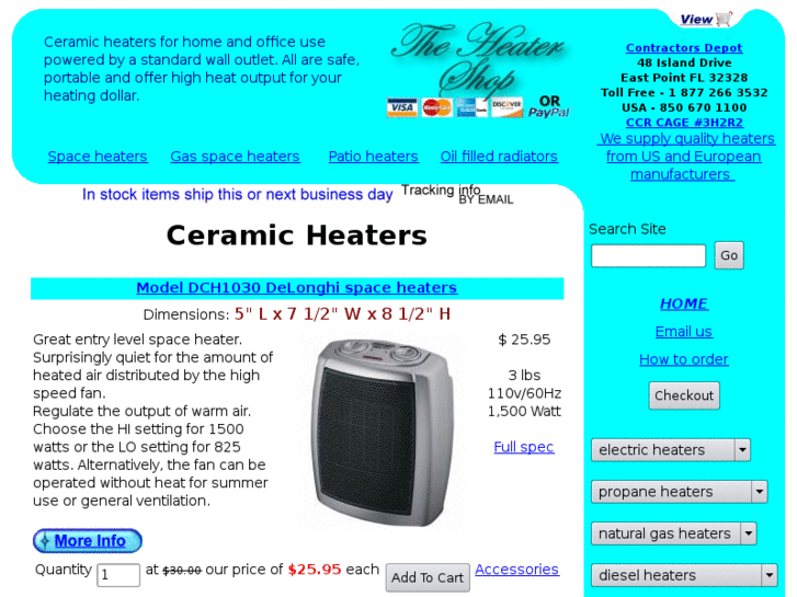 www.ceramicheatersales.com