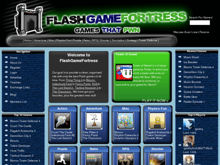 www.flashgamefortress.com