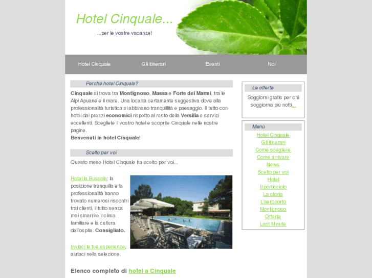 www.hotelcinquale.com