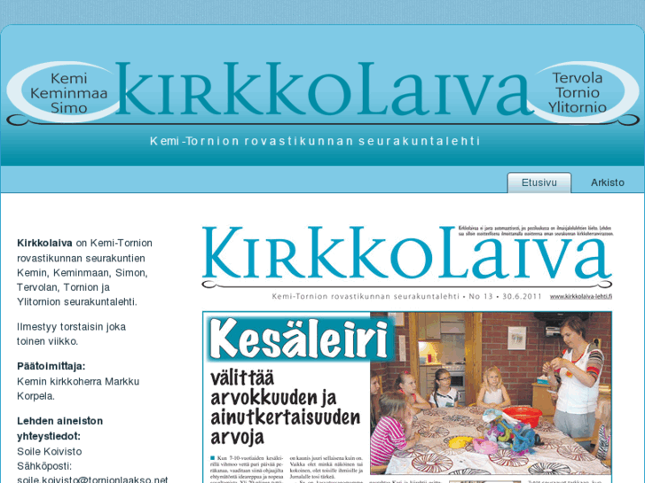 www.kirkkolaiva-lehti.fi