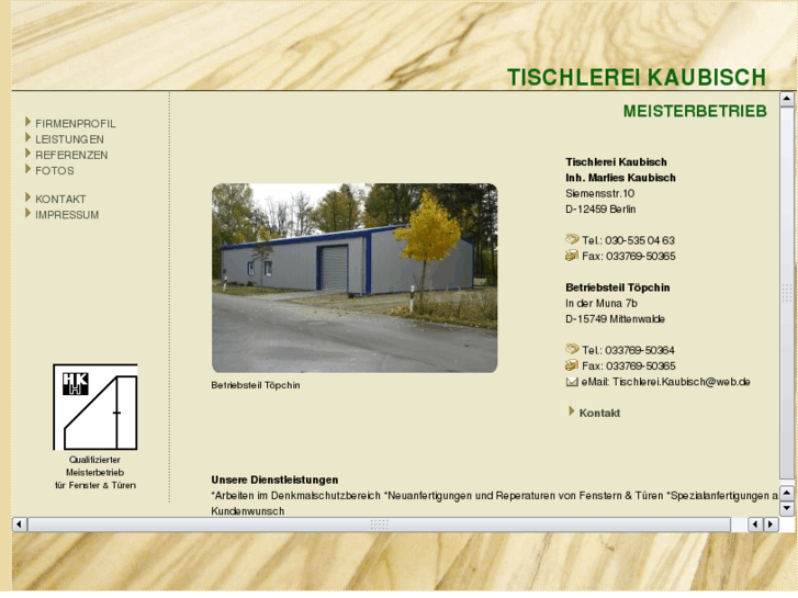 www.tischlerei-kaubisch.de