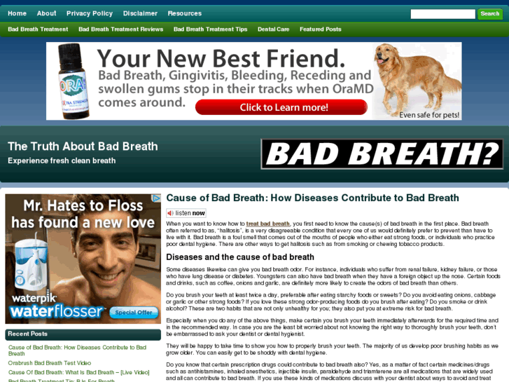 www.truthaboutbadbreath.com