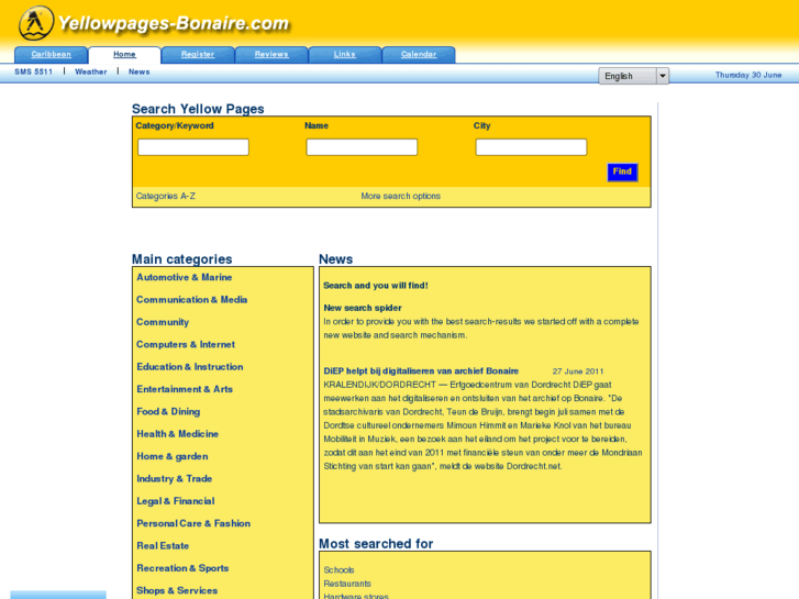 www.yellowpages-bonaire.com