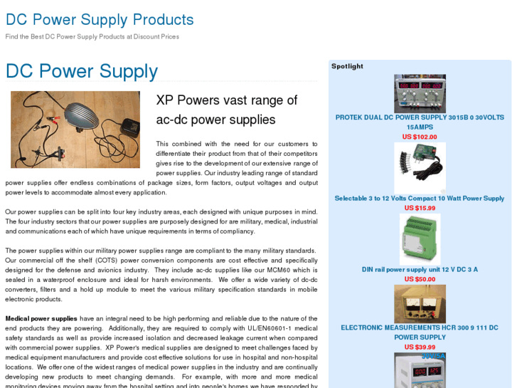 www.dcpowersupplyproducts.info