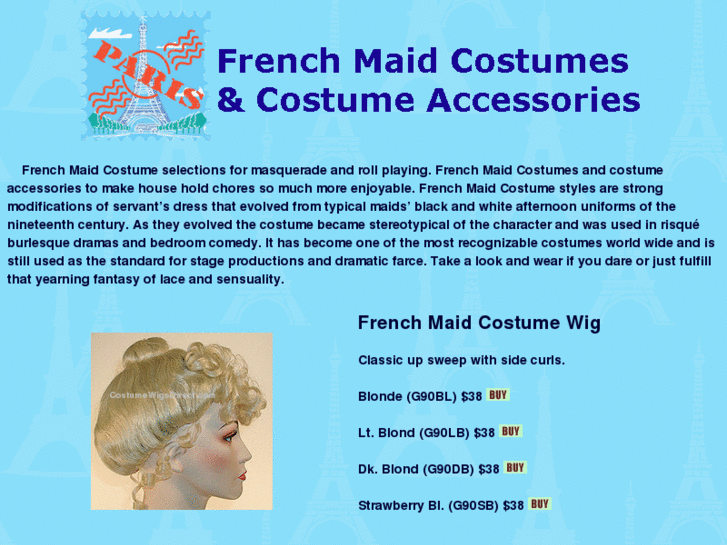 www.frenchmaidcostumewig.com