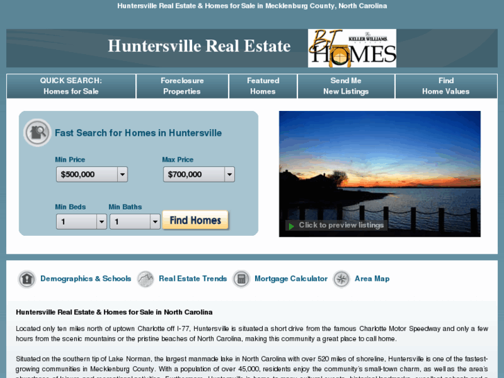 www.huntersville-real-estate.com