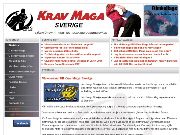 www.kravmagasverige.se