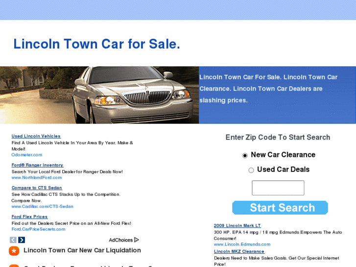 www.lincolntowncarforsale.com