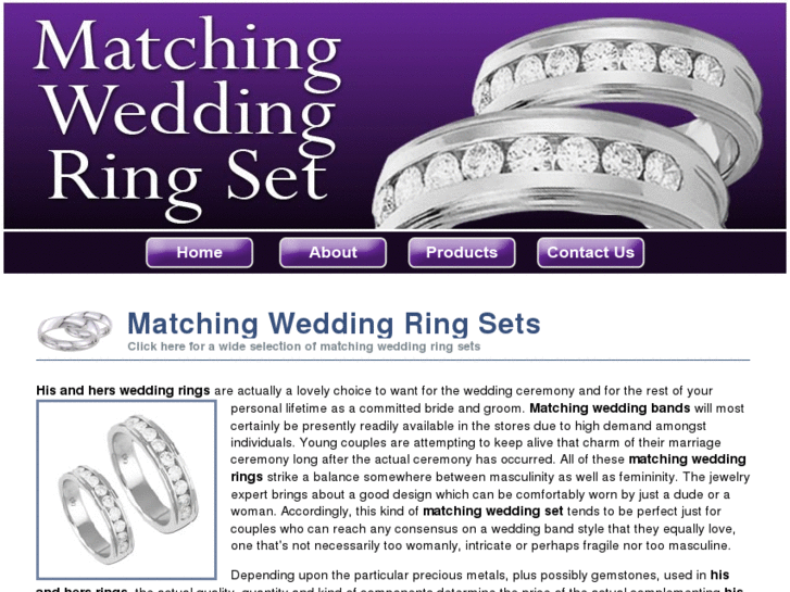 www.matchingweddingringset.com