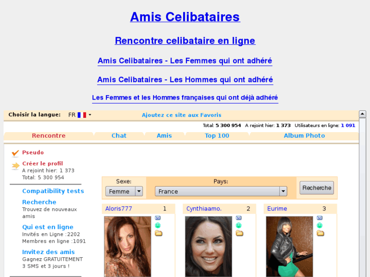 www.amis-celibataires.com