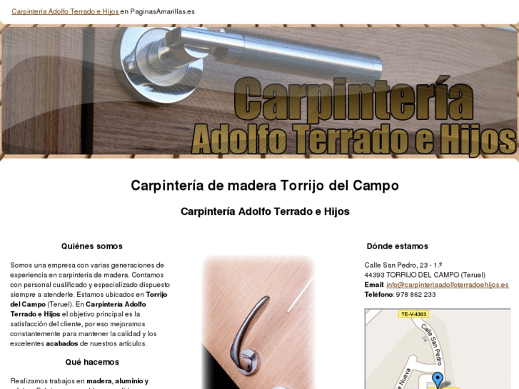 www.carpinteriaadolfoterradoehijos.es