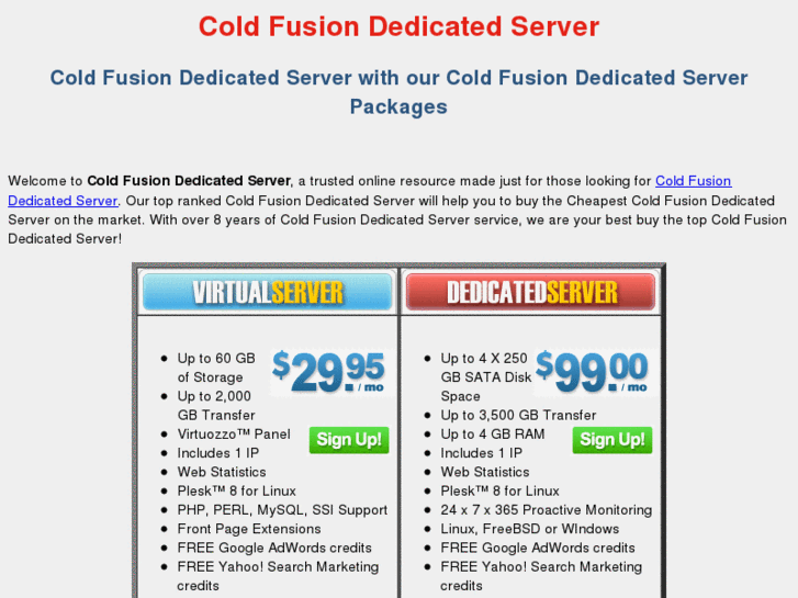 www.coldfusiondedicatedserver.com