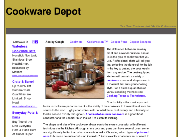 www.cookware-depot.com