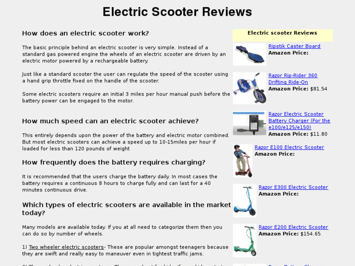 www.electricscooterreviews.net