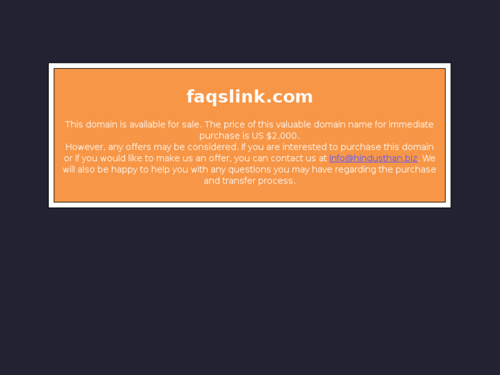 www.faqslink.com