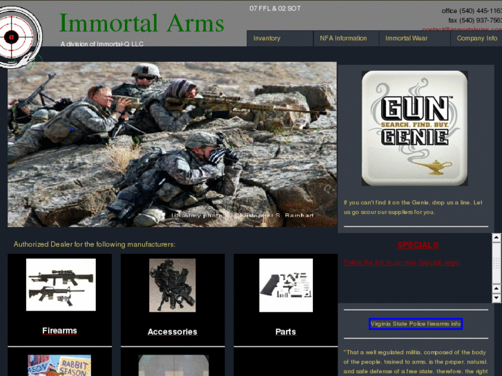 www.immortalarms.com