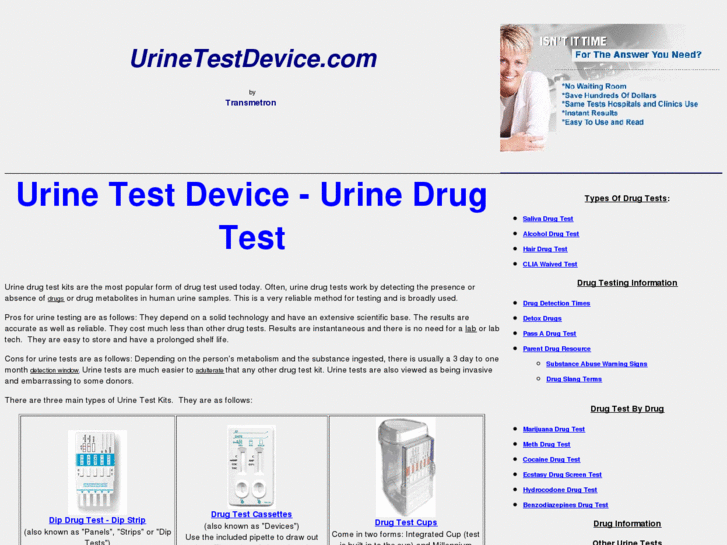 www.urinetestdevice.com