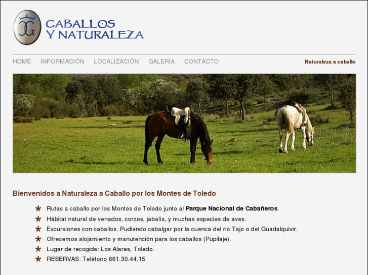 www.caballosynaturaleza.es