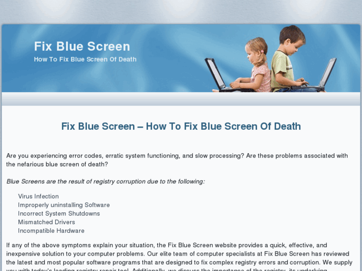 www.fixbluescreen.org