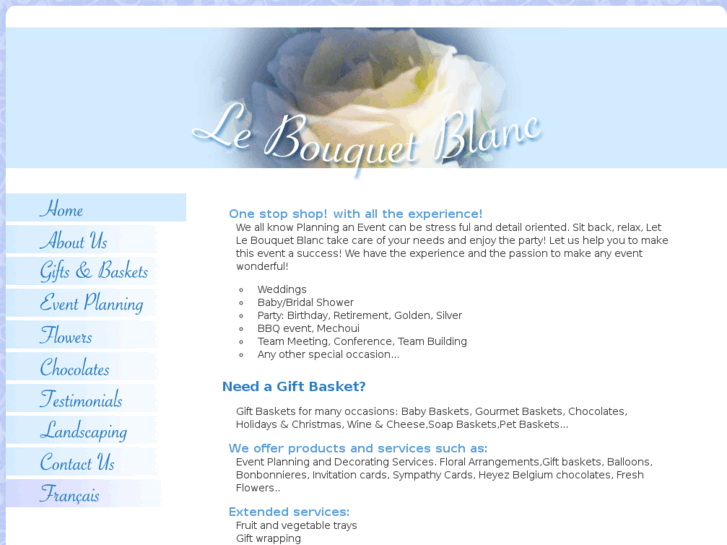 www.lebouquetblanc.com