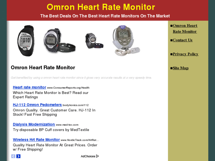 www.omronheartratemonitor.net