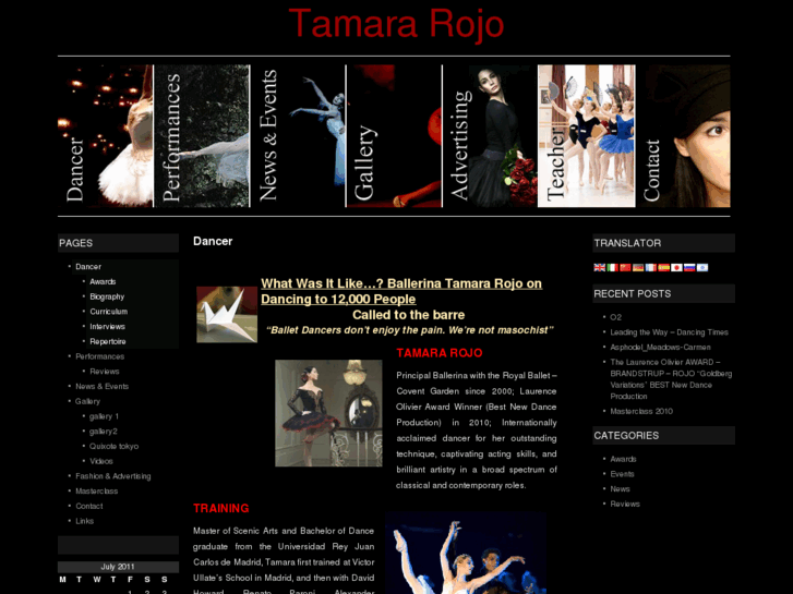 www.tamara-rojo.com