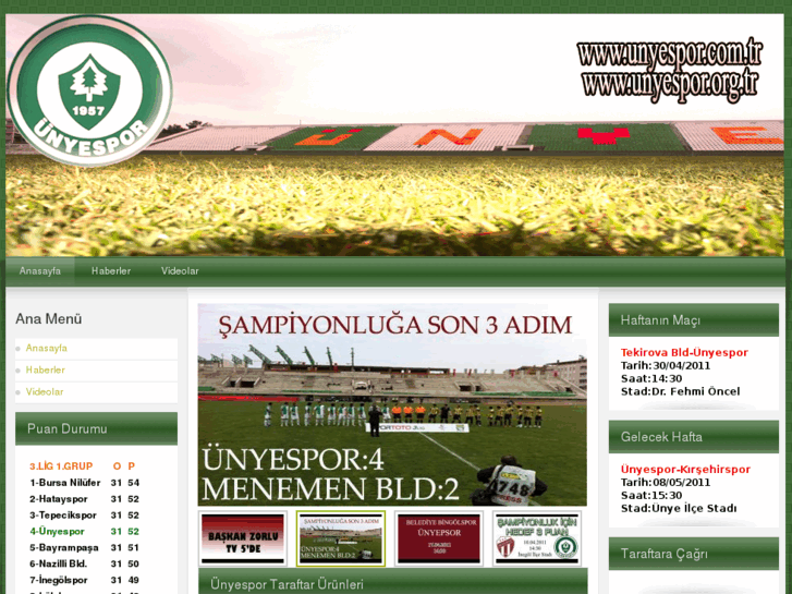 www.unyespor.com.tr