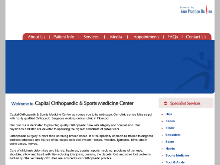 www.capitalorthosports.com