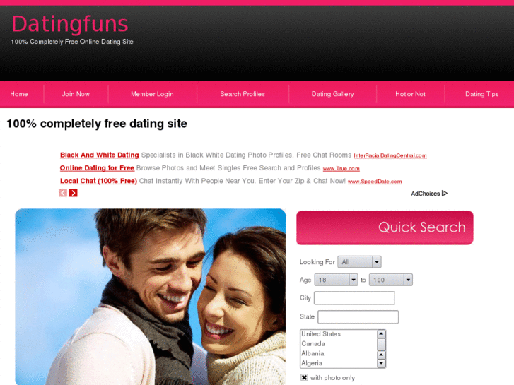 Free online dating sites for young singles.