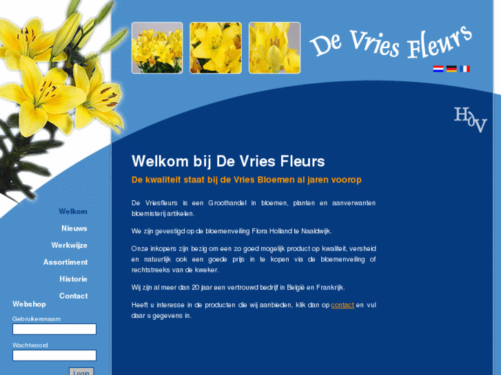 www.devriesfleurs.com