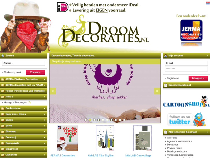 www.droomdecoraties.nl