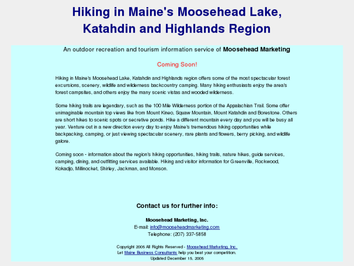 www.mooseheadhiking.com