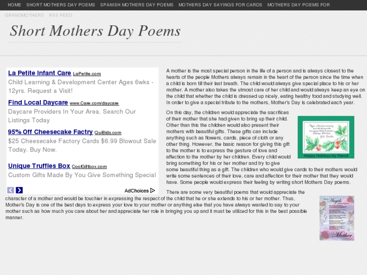 www.shortmothersdaypoems.com