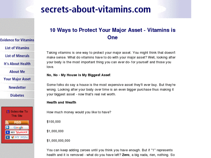 www.vitamins-the-truth.com