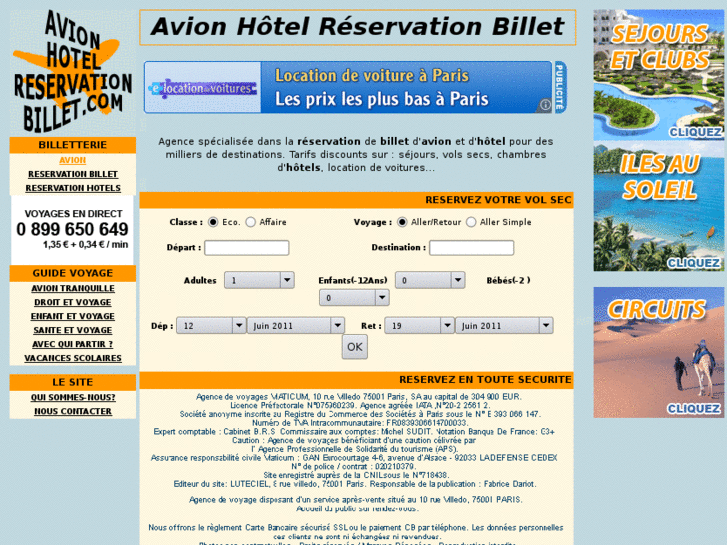 www.avion-hotel-reservation-billet.com