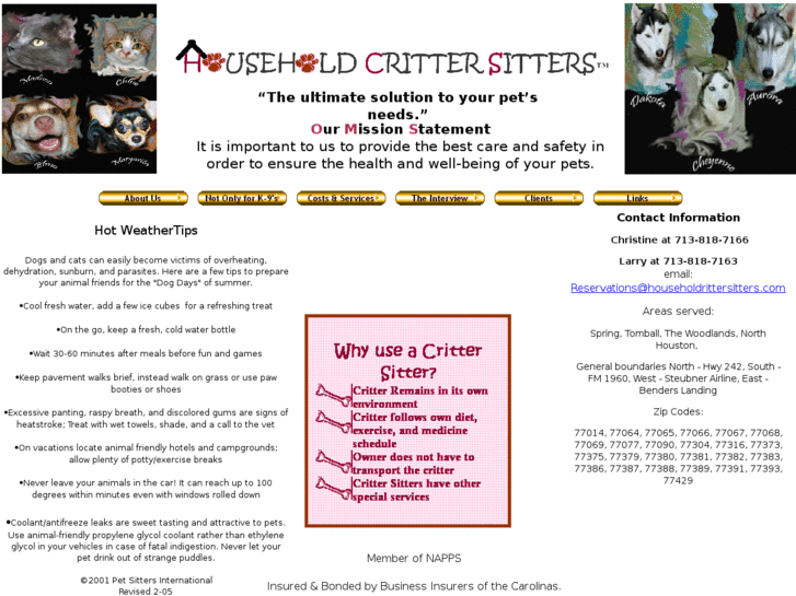 www.householdcrittersitters.com