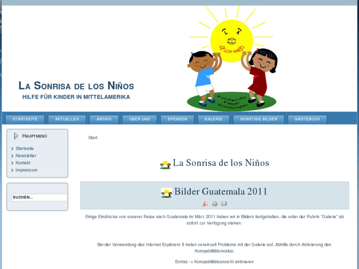 www.lasonrisadelosninos.org