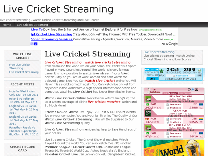 www.livecricketstreaming9.in