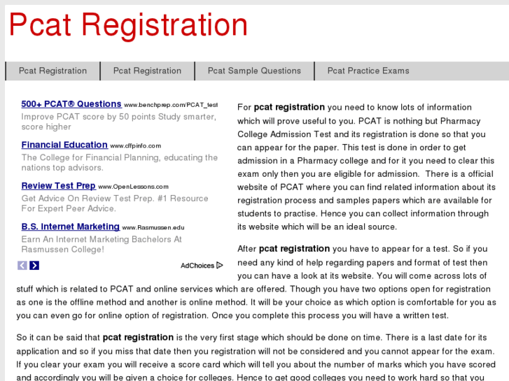 www.pcatregistration.com