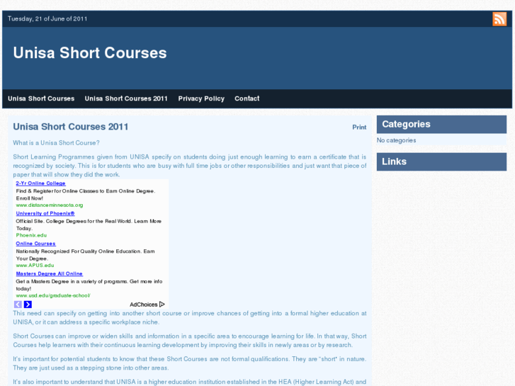 www.unisashortcourses.info