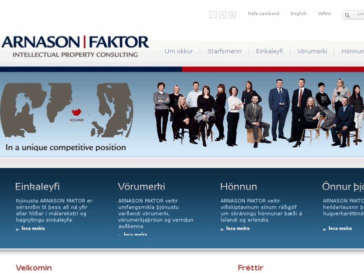 www.arnasonfaktor.is