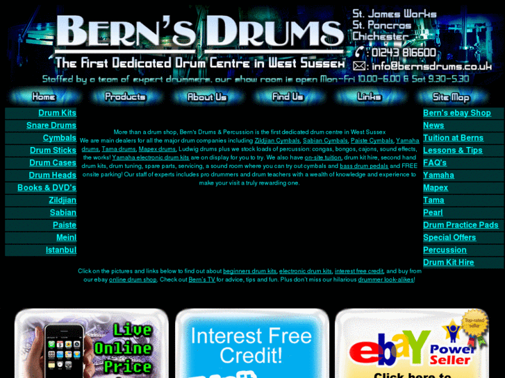 www.bernsdrums.co.uk