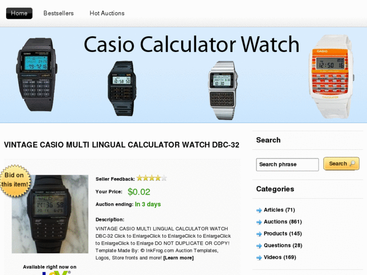 www.casiocalculatorwatch.net