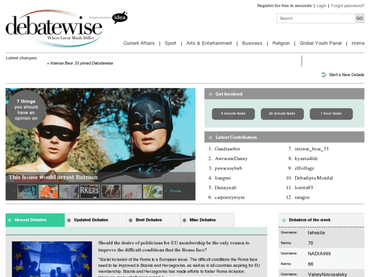 www.debatewise.org